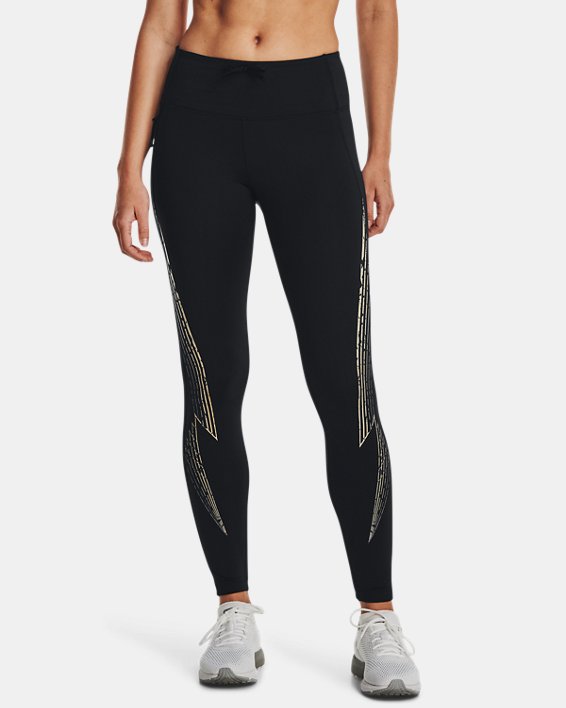 Women's UA OutRun The Cold Tights in Black image number 0